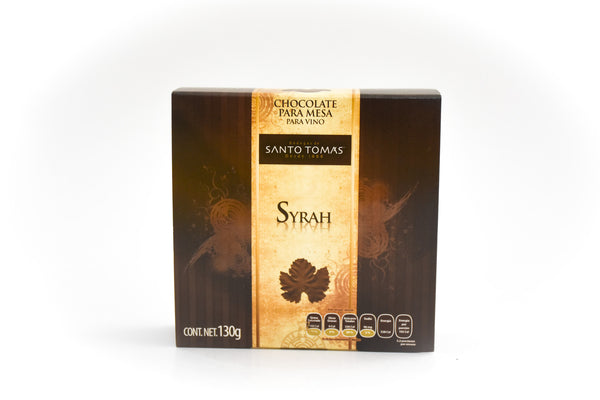 Chocolate Santo Tomás, para mesa para vino Syrah